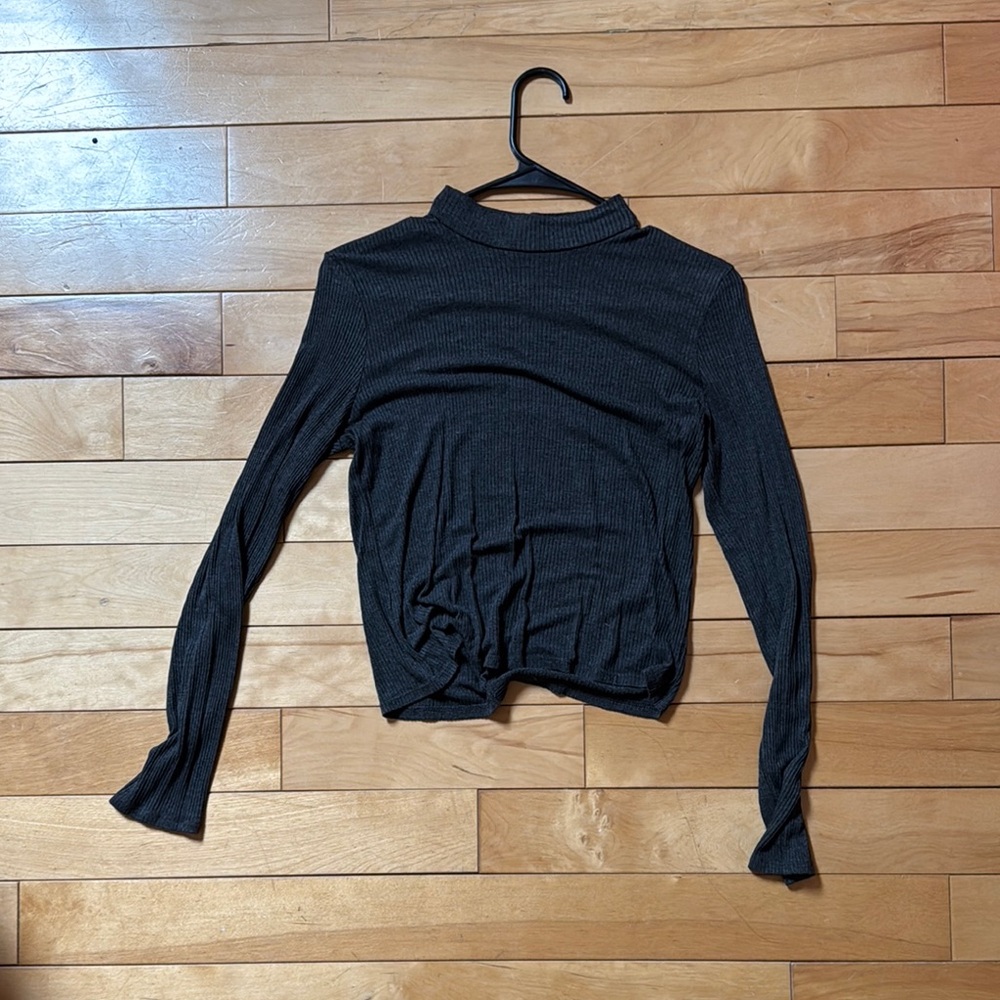 Black Long Sleeve Women's Top